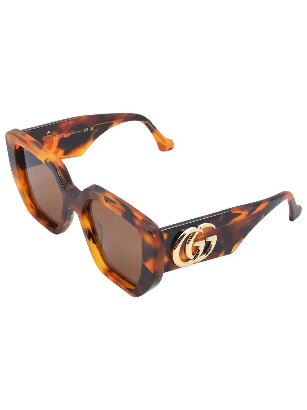 Gucci Brown Geometric Ladies Sunglasses #265175G20B
